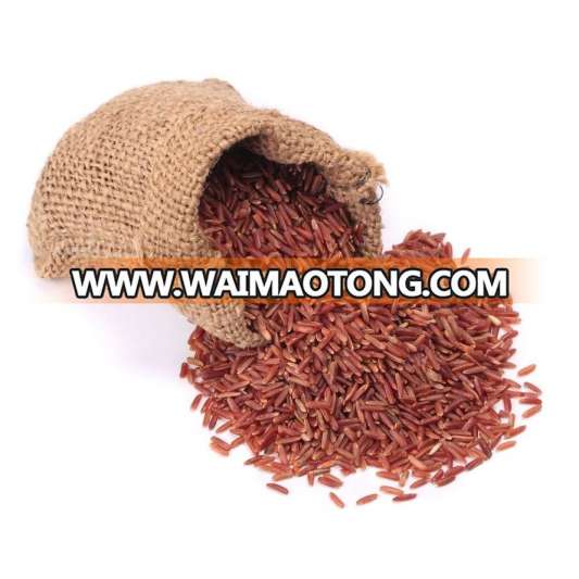 Organic red and brown rice made from malaysia